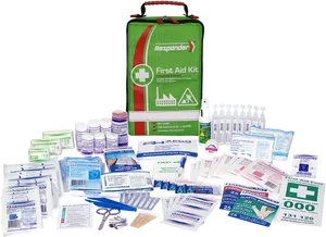 Comprehensive First Aid Kit Contents PNG image