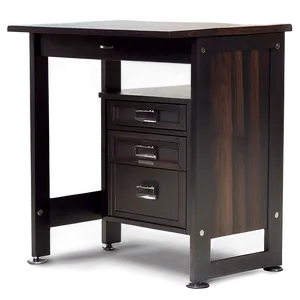 Computer Desk With Drawers PNG 06262024
