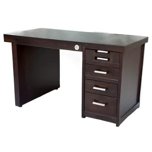 Computer Desk With Drawers PNG Xig