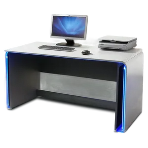 Computer Desk With Led Lights PNG 06262024 PNG