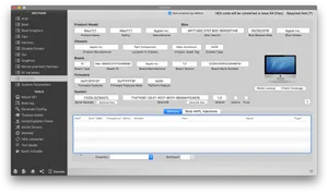 Computer Hardware Configuration Tool Screenshot PNG
