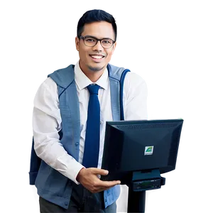Computer Science Teacher PNG Anv