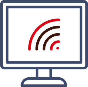 Computer Wi Fi Signal Icon PNG image