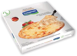 Conaprole Mozzarella Pizza Packaging PNG image