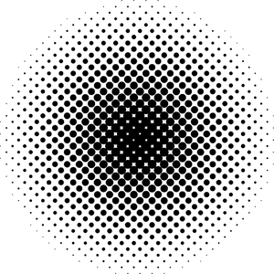 Concentric Circle Dot Pattern PNG