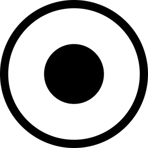 Concentric Circles Black Background PNG image