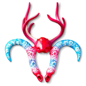 Conceptual Deer Antler Composition PNG 17 PNG
