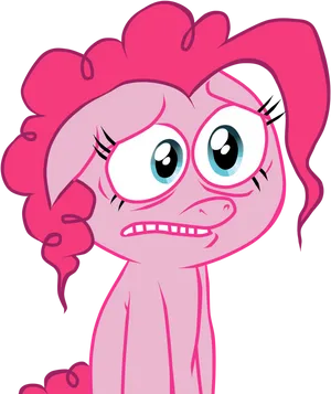 Concerned Pinkie Pie Vector