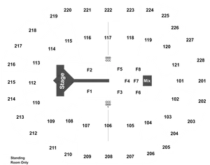 Concert Hall Seating Chart PNG image