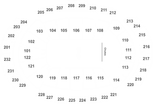 Concert Hall Seating Plan PNG image