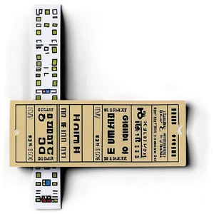 Concert Raffle Ticket PNG Uhh38