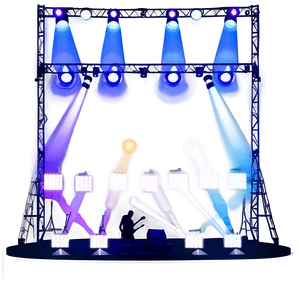 Concert Stage Lighting Design PNG Rst61 PNG