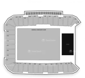 Concert Venue Seating Chart PNG image