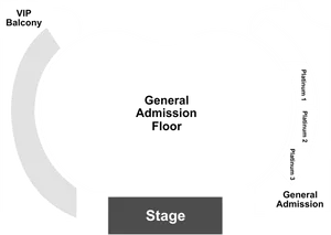 Concert Venue Seating Layout PNG image