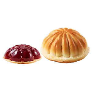 Concha With Jam Filling Png 6 PNG image