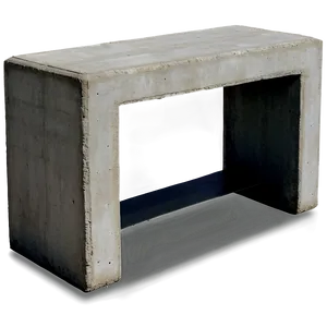 Concrete Bench Png 05232024 PNG image