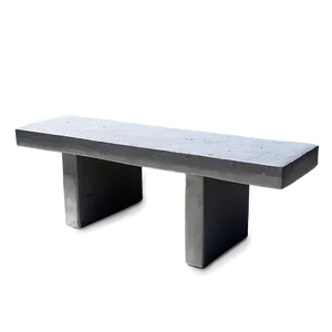 Concrete Bench Png 05232024 PNG image