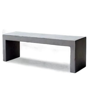 Concrete Outdoor Bench PNG Brk95 PNG