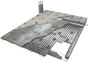 Concrete Slab Reinforcement Design PNG