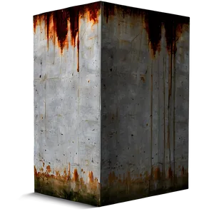 Concrete Wall With Rust Stains Png 34 PNG image