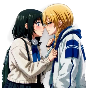 Confession Scene Anime Blush Png 05232024 PNG image