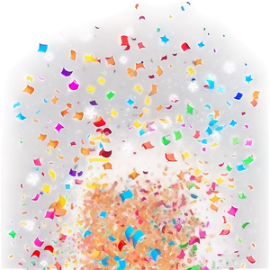 Confetti Blast Celebration PNG Sdi PNG