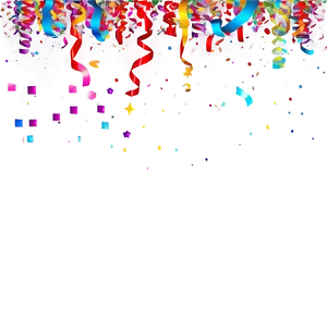 Confetti Celebration Colorful PNG 67