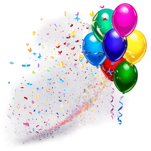 Confetti Celebration Colors PNG 53