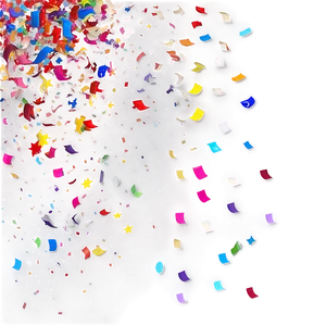 Confetti Of Many Colors PNG Tei PNG