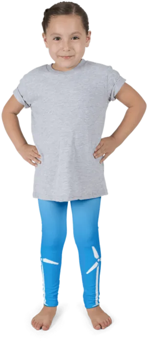 Confident Child Hands On Hips