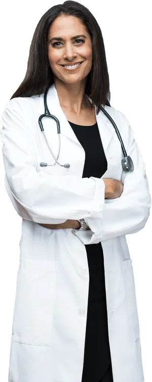 Confident Female Doctor Standing