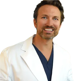 Confident Male Doctor Portrait PNG image