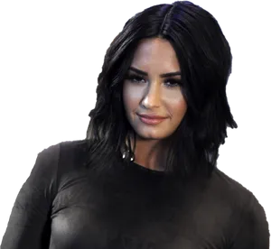 Confident Woman Portrait PNG