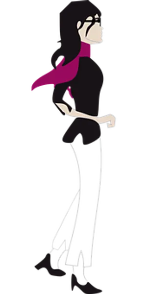 Confident Woman Silhouette