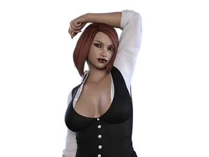 Confident3 D Character Pose