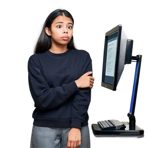 Confused Girl Meme PNG 45