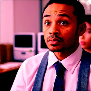 Confused Office Meme PNG Sou