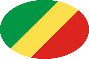 Congo Flag Graphic PNG image