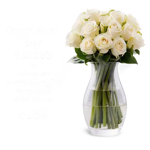 Congratulations Flowers In Vase PNG 42 PNG
