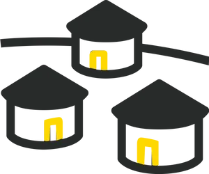 Connected Homes Graphic PNG image