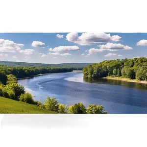 Connecticut River Landscape Png Tex PNG image