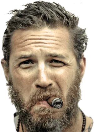 Conor Mc Gregor Cigar Smirk PNG image