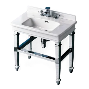 Console Bathroom Sink PNG 1
