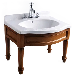 Console Bathroom Sink PNG 63