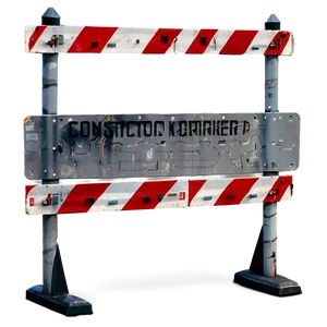 Construction Barrier PNG Ntq90
