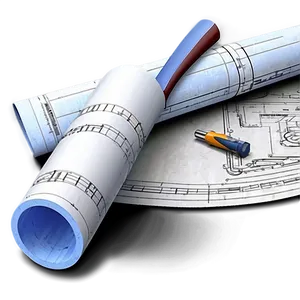 Construction Blueprint PNG 42
