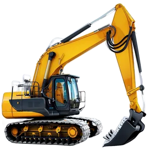 Construction Site Backhoe PNG Bgw2 PNG