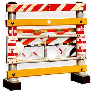 Construction Site Barrier PNG 05242024