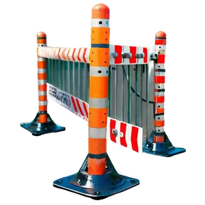 Construction Site Barrier PNG Ghi27