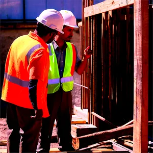 Construction Site Meeting PNG Bce34